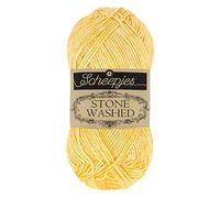 Scheepjes 1664-2 Stone Washed Baumwolle Garn, 78 22% Acryl, 833 Beryl, 10x50g, 10 Count