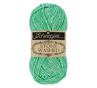 Scheepjes 1664-826 Stone Washed Baumwolle Garn, 826 Fosterite, 1x50g