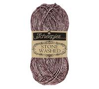 Scheepjes 1664-830 Stone Washed Baumwolle Garn, 78 22% Acryl, 830 Lepidolite, 1x50g