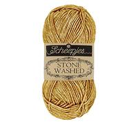 Scheepjes 1664-832 Stone Washed Baumwolle Garn, 78, 22% Acryl, 832 Enstatite, 1x50g