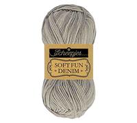 Scheepjes 1672-511 Softfun Denim Baumwolle Garn, 511, 1x50g