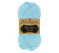 Scheepjes 1679-2 Merino Soft Baumwolle Garn, 50% Superwash-Merinowolle Mikrofaser 25% Acryl, 614 Magritte, 10x50g, 10 Count