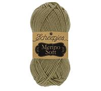 Scheepjes 1679-2 Merino Soft Baumwolle Garn, 50% Superwash-Merinowolle Mikrofaser 25% Acryl, 624 Renoir, 10x50g, 10 Count