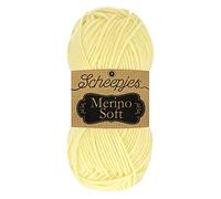 Scheepjes 1679-2 Merino Soft Baumwolle Garn, 50% Superwash-Merinowolle Mikrofaser 25% Acryl, 648 de Goya, 10x50g, 10 Count
