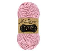 Scheepjes 1679-2 Merino Soft Baumwolle Garn, 50% Superwash-Merinowolle Mikrofaser 25% Acryl, 649 Waterhouse, 10x50g, 10 Count
