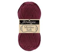 Scheepjes 1679-652 Merino Soft Baumwolle Garn, 50% Superwash-Merinowolle Mikrofaser 25% Acryl-Mischgewebe, 652 Modigliani, 1x50g