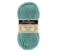 Scheepjes 1679-653 Merino Soft Baumwolle Garn, 50% Superwash-Merinowolle Mikrofaser 25% Acryl-Mischgewebe, 653 Ernst, 1x50g