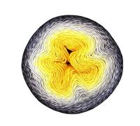 Scheepjes 1698-2 Whirl Baumwolle Garn, 787 Dandelion Munchies, 3x1000m, 3 Count