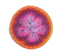 Scheepjes 1698-2 Whirl Garn, Baumwolle Acryl-Mischung, 764 Red Velvet Sunrise, 3x1000m, 3 Count
