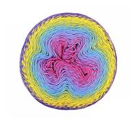 Scheepjes 1698-2 Whirl Garn, Baumwolle Acryl-Mischung, 765 Lemon Cassis Cream, 3x1000m, 3 Count