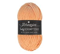 Scheepjes 1739-332 Truly Scrumptious Cotton Yarn, 332 Orange Cheesecake, 1x100g