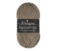 Scheepjes 1739-333 Truly Scrumptious Cotton Yarn, recyceltes Polyester 50% Acryl, 333 Poppy Seed Blondie, 1x100g
