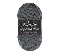 Scheepjes 1739-372 Truly Scrumptious Cotton Yarn, recyceltes Polyester 50% Acryl, 372 Chia Seed Pudding, 1x100g