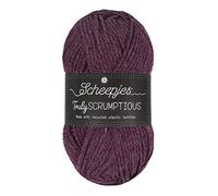 Scheepjes 1739-375 Truly Scrumptious Cotton Yarn, recyceltes Polyester 50% Acryl, 375 Ube Halaya, 1x100g