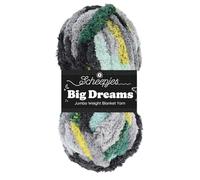 Scheepjes Big Dreams 1x200g 709 Schloss in der Luft Graues, Grünes und Schwarzes Garn