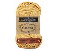 Scheepjes Catona 179 Topaz Premium Wolle 50g mercerisiertes Baumwollgarn für feine Häkelideen luftige Looks und stilvolle Wohnakzente mit mySearose Label