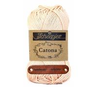Scheepjes Catona 263 Petal Peach Premium Wolle 50g mercerisiertes Baumwollgarn für feine Häkelideen luftige Looks und stilvolle Wohnakzente mit mySearose Label