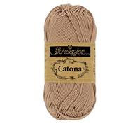Scheepjes - Hilo Scheepjes Catona 506 Caramel - 1 x 50 g