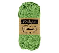 Scheepjes - Ovillo de lana Scheepjes Catona 412, color verde bosque, 1 x 50 g