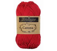 Scheepjes - Scheepjes 192 Scharlach Catona Garn - 1x50g