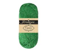 Scheepjes Catona Shine 1x50g - 515-S Emerald - Silber