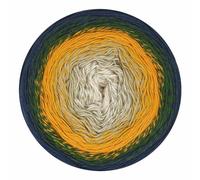Scheepjes Cotton Whirl 1x1000m - 717 Sunlit Sanctuary, Blau, Grün, Orange