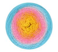 Scheepjes Cotton Whirl 1x1000m - 719 Fields of Nectar, Blau, Rosa, Orange