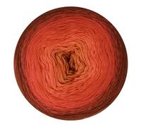 Scheepjes Cotton Whirl 1x1000m - 738 Crimson Cloak, Rotes und Braunes Garn
