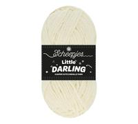 Scheepjes Little Darling 1 x 50 g - 433 Wombat Beige, weiches Polyestergarn für Baby und Amigurumi