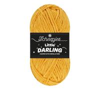 Scheepjes Little Darling 1 x 50 g Farbe 436 Goldfish Gelb-Orange Polyestergarn für Amigurumi und Accessoires