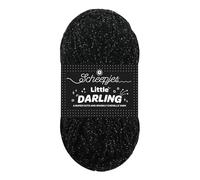 Scheepjes Little Darling Sparkle 50g 410S Panda Sparkle glänzendes Garn für kreative Projekte