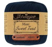 Scheepjes Maxi Sweet Treat 124 Ultramarine Premium Wolle 25g für filigrane Spitzen Häkelideen zarte Dekoprojekte und feine Handarbeiten mit mySearose Label