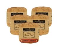 Scheepjes Maxi Sweet Treat 179 Topaz Premium Wolle 5 x 25g für filigrane Spitzen Häkelideen zarte Dekoprojekte und feine Handarbeiten mit mySearose Label