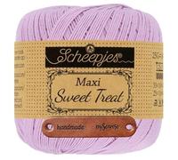 Scheepjes Maxi Sweet Treat 226 Light Orchid Premium Wolle 25g für filigrane Spitzen Häkelideen zarte Dekoprojekte und feine Handarbeiten mit mySearose Label