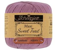 Scheepjes Maxi Sweet Treat 240 Amethyst Premium Wolle 25g für filigrane Spitzen Häkelideen zarte Dekoprojekte und feine Handarbeiten mit mySearose Label