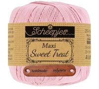 Scheepjes Maxi Sweet Treat 246 Icy Pink Premium Wolle 25g für filigrane Spitzen Häkelideen zarte Dekoprojekte und feine Handarbeiten mit mySearose Label