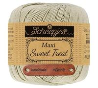 Scheepjes Maxi Sweet Treat 248 Champagne Premium Wolle 25g für filigrane Spitzen Häkelideen zarte Dekoprojekte und feine Handarbeiten mit mySearose Label