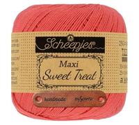 Scheepjes Maxi Sweet Treat 252 Watermelon Premium Wolle 25g für filigrane Spitzen Häkelideen zarte Dekoprojekte und feine Handarbeiten mit mySearose Label