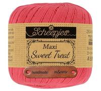 Scheepjes Maxi Sweet Treat 256 Cornelia Rose Premium Wolle 25g für filigrane Spitzen Häkelideen zarte Dekoprojekte und feine Handarbeiten mit mySearose Label