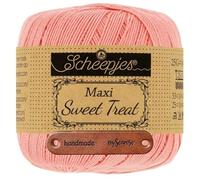 Scheepjes Maxi Sweet Treat 264 Light Coral Premium Wolle 25g für filigrane Spitzen Häkelideen zarte Dekoprojekte und feine Handarbeiten mit mySearose Label