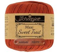 Scheepjes Maxi Sweet Treat 388 Rust Premium Wolle 25g für filigrane Spitzen Häkelideen zarte Dekoprojekte und feine Handarbeiten mit mySearose Label