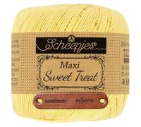 Scheepjes Maxi Sweet Treat 403 Lemonade Premium Wolle 25g für filigrane Spitzen Häkelideen zarte Dekoprojekte und feine Handarbeiten mit mySearose Label