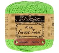 Scheepjes Maxi Sweet Treat 513 Spring Green Premium Wolle 25g für filigrane Spitzen Häkelideen zarte Dekoprojekte und feine Handarbeiten mit mySearose Label