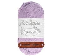 Scheepjes Organicon 205 Lavender Premium Wolle 50g vegan für empfindliche Haut und liebevolle Babyideen mit mySearose Label