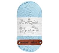 Scheepjes Organicon 217 Fresh Air Premium Wolle 50g vegan für empfindliche Haut und liebevolle Babyideen mit mySearose Label