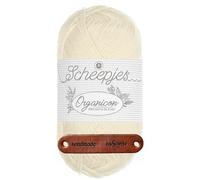 Scheepjes Organicon 220 Broken Almond Premium Wolle 50g vegan für empfindliche Haut und liebevolle Babyideen mit mySearose Label
