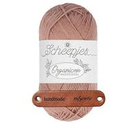Scheepjes Organicon 241 Aloeswood Premium Wolle 50g vegan für empfindliche Haut und liebevolle Babyideen mit mySearose Label