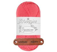 Scheepjes Organicon 245 Amaranth Premium Wolle 50g vegan für empfindliche Haut und liebevolle Babyideen mit mySearose Label