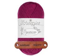 Scheepjes Organicon 246 Dahlia Premium Wolle 50g vegan für empfindliche Haut und liebevolle Babyideen mit mySearose Label