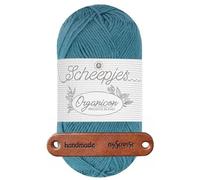 Scheepjes Organicon 256 Deep Sleep Premium Wolle 50g vegan für empfindliche Haut und liebevolle Babyideen mit mySearose Label